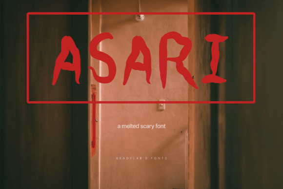 Asari: A Hand-Drawn Typeface for Bold Editorial Design