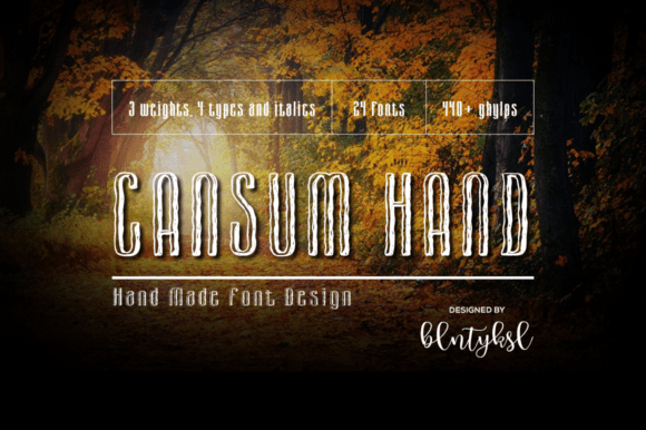 Cansum Hand: A Rugged Typeface for Bold Campaigns