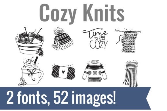 Cozy Knits: A Warm Typeface for Editorial Design