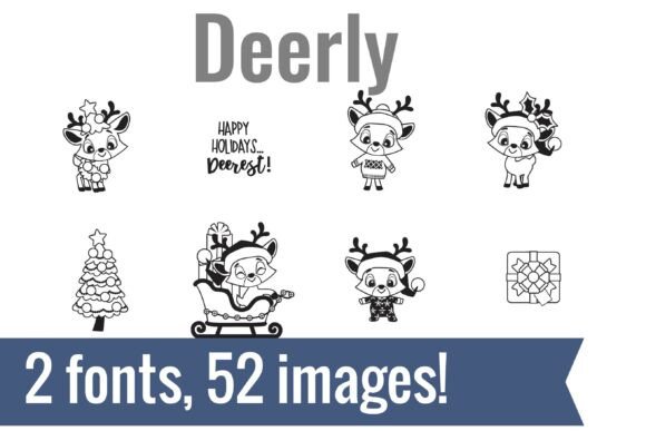 Deerly Dingbats: A Festive Typeface for Web & Design