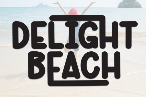 Delight Beach: A Warm Display Font for Modern Web Design
