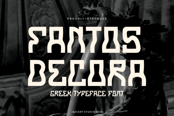 Fantos Decora: A Greek-Inspired Typeface for Editorial Design