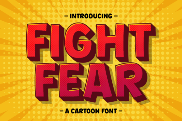 Fight Fear Font: A Bold Display Typeface for Editors