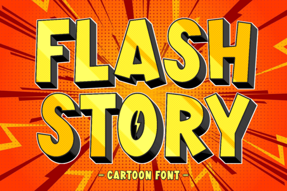 Flash Story: A Dynamic Display Font for Editorial Impact