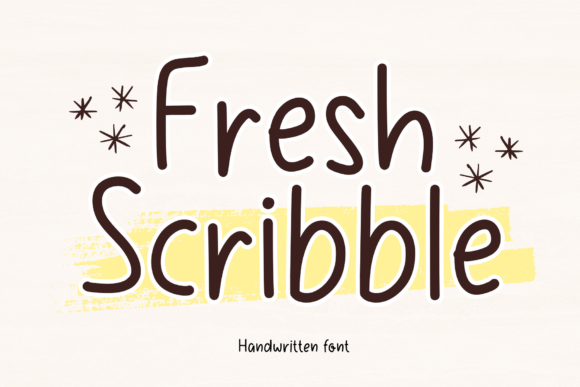 Fresh Scribble: A Handwritten Font for Editorial Design