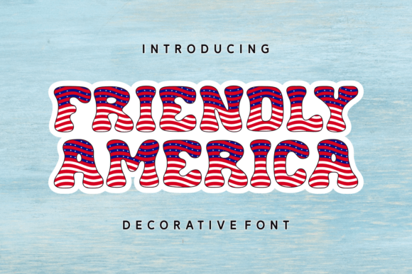 Friendly America: A Playful Display Font for Web Design