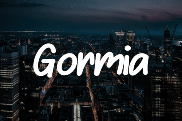 Gormia: The Versatile Script Font for Crafters