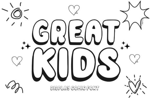 Great Kids Font Review: A Playful Display Typeface for Branding