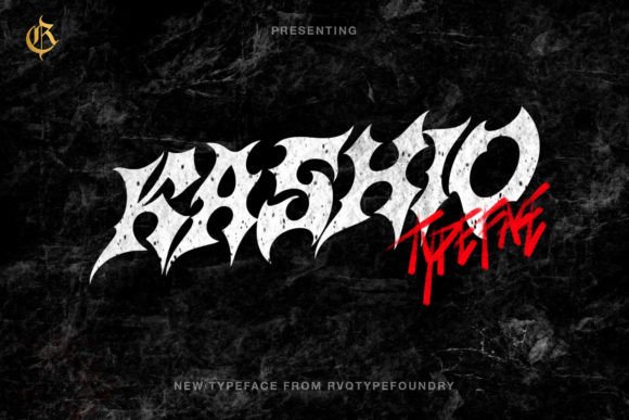 Kashio Font: Elevating Web Design with Gothic Style
