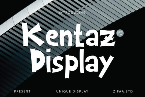 Kentaz: A Relaxed Display Font for Editorial Design