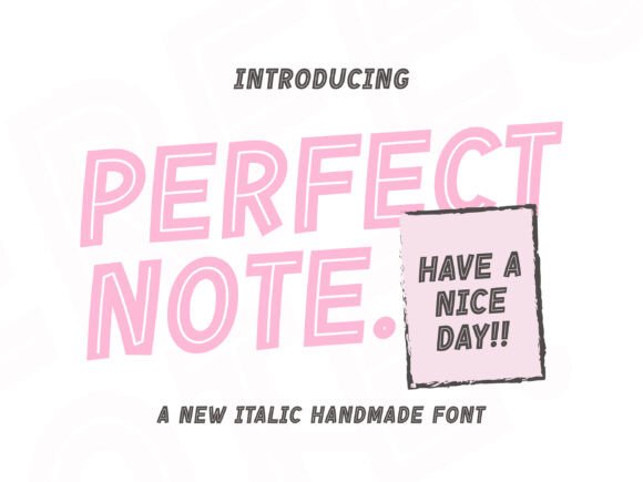 Perfect Note: A Playful Script Font for Social Campaigns