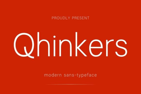 Qhinkers: The Perfect Sans Serif Font for Crafters