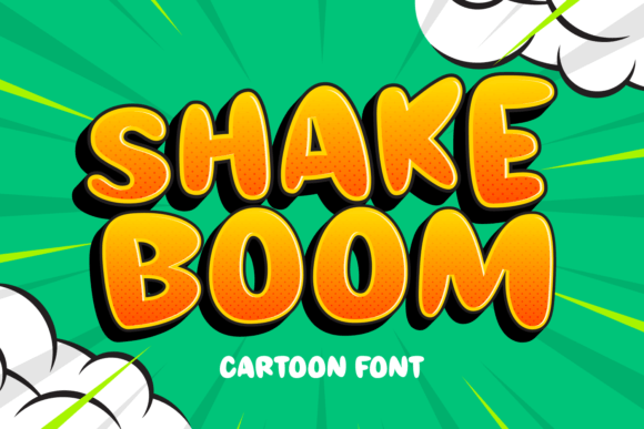 Shake Boom: A Playful Display Font for Bold Web Design