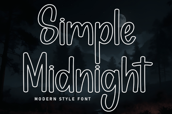 Simple Midnight: The Playful Display Font for Your Brand