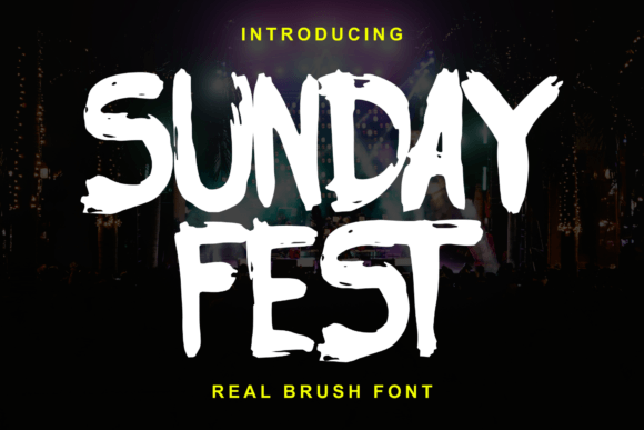 Sunday Fest: A Versatile Display Font for Small Business Branding