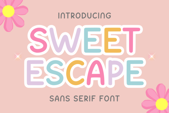 Sweet Escape: The Playful Sans Serif Font for Campaigns