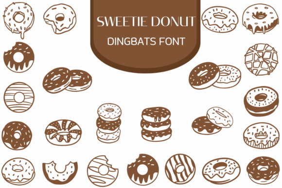 Sweetie Donut: A Playful Dingbat Font for Branding